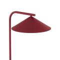 Czerwona lampa podłogowa do salonu 160cm wysokości, włącznik na przewodzie LUME 1xGX53 16214 TK Lighting