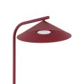 Czerwona lampa podłogowa do salonu 160cm wysokości, włącznik na przewodzie LUME 1xGX53 16214 TK Lighting