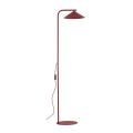 Czerwona lampa podłogowa do salonu 160cm wysokości, włącznik na przewodzie LUME 1xGX53 16214 TK Lighting
