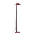 Czerwona lampa podłogowa do salonu 160cm wysokości, włącznik na przewodzie LUME 1xGX53 16214 TK Lighting