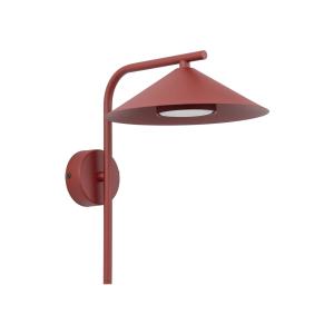 Oryginalny, nowoczesny kinkiet z czerwonym kloszem stożkowym do sypialni, salonu LUME 1xGX53 11693 TK Lighting