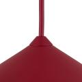 Lampa wisząca z czerwonym, stożkowym kloszem do nowoczesnej jadalni LUME 1xGX53 11695 TK Lighting