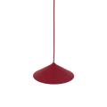 Lampa wisząca z czerwonym, stożkowym kloszem do nowoczesnej jadalni LUME 1xGX53 11695 TK Lighting