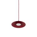 Lampa wisząca z czerwonym, stożkowym kloszem do nowoczesnej jadalni LUME 1xGX53 11695 TK Lighting