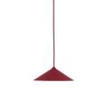 Lampa wisząca z czerwonym, stożkowym kloszem do nowoczesnej jadalni LUME 1xGX53 11695 TK Lighting
