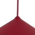 Zwis do salonu, czerwony, metalowy klosz stożek w nowoczesnym wydaniu LUME 1xGX53 11696 TK Lighting