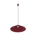Nowoczesna lampa wisząca z metalowym, dużym kloszem stożkiem w kolorze czerwonym do salonu LUME 1xGX53 11697 TK Lighting