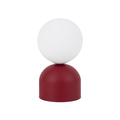 Nowoczesna, czerwono-biała lampka stołowa, nocna 21cm wysokości MIKI 1xG9 16216 TK Lighting