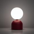 Nowoczesna, czerwono-biała lampka stołowa, nocna 21cm wysokości MIKI 1xG9 16216 TK Lighting