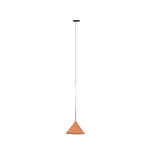 Lampa wisząca na szynoprzewód 1-fazowy pomarańczowy stożek TRACER 1xE27 11685 TK Lighting