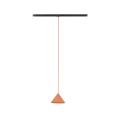 Lampa wisząca na szynoprzewód 1-fazowy pomarańczowy stożek TRACER 1xE27 11685 TK Lighting