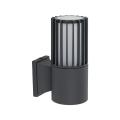 1-punktowa lampa na elewację, szara nowoczesna z aluminium RIBO GRAY IP54 1xE27 11507 TK Lighting