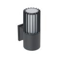 1-punktowa lampa na elewację, szara nowoczesna z aluminium RIBO GRAY IP54 1xE27 11507 TK Lighting