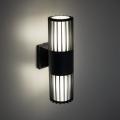 2-punktowa lampa na elewację, szara aluminiowa w nowoczesnym stylu RIBO GRAY IP54 2xE27 11507 TK Lighting