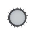 Lampa zewnętrzna natynkowa szara aluminiowa nowoczesna RIBO GRAY IP54 1xE27 11508 TK Lighting