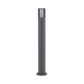 Szary słupek ogrodowy do oświetlenia ścieżki 80cm RIBO GRAY IP54 1*E27 16172 TK Lighting