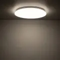 Biała okrągła lampa sufitowa ze zmienną barwą światła 12W LED OYSTER 18220 ⌀26cm do kuchni, jadalni TK Lighting