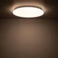 krągła lampa sufitowa biała ze zmienną barwą światła 24W LED OYSTER 18221 ⌀38cm do kuchni, jadalni TK Lighting