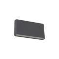 Aluminiowy, grafitowy kinkiet zewnętrzny elewacyjny 17,5cm szerokości ARWENA M GRAY IP54 18083 TK Lighting