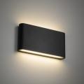 Aluminiowy, grafitowy kinkiet zewnętrzny elewacyjny 17,5cm szerokości ARWENA M GRAY IP54 18083 TK Lighting