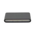 Aluminiowy, grafitowy kinkiet zewnętrzny elewacyjny 17,5cm szerokości ARWENA M GRAY IP54 18083 TK Lighting