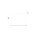 Aluminiowy, grafitowy kinkiet zewnętrzny elewacyjny 17,5cm szerokości ARWENA M GRAY IP54 18083 TK Lighting