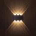 6-punktowy kinkiet elewacyjny LED świeci góra dół, kolor grafitowy ARROW GRAY LED IP54 18085 TK Lighting