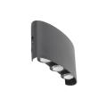 6-punktowy kinkiet elewacyjny LED świeci góra dół, kolor grafitowy ARROW GRAY LED IP54 18085 TK Lighting