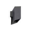Nowoczesny kinkiet na elewację, światło góra dół IP54 LED aluminiowy grafitowy CUBE GRAY LED 18086 TK Lighting