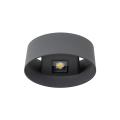 Kinkiet zewnętrzny elewacyjny grafitowy, światło góra dół IP54 LED VERTO GRAY 18087 TK Lighting