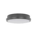 Lampa zewnętrzna z grafitową ramką, okrągła ⌀24,5cm 18W LED SFERIS GRAY IP54 18088 TK Lighting
