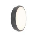 Lampa zewnętrzna z grafitową ramką, okrągła ⌀24,5cm 18W LED SFERIS GRAY IP54 18088 TK Lighting