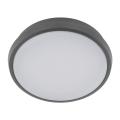 Lampa zewnętrzna z grafitową ramką, okrągła ⌀24,5cm 18W LED SFERIS GRAY IP54 18088 TK Lighting