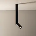 Czarna lampa natynkowa, spot, tuba z regulowaną końcówką 36,5cm ELARIS BLACK M  1*GU10 MINI MR11 11255 TK Lighting