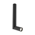 Czarna lampa natynkowa, spot, tuba z regulowaną końcówką 36,5cm ELARIS BLACK M  1*GU10 MINI MR11 11255 TK Lighting