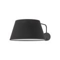 Elegancki czarny kinkiet z włącznikiem na rozecie do sypialni, salonu FORMO BLACK 1*E27 11343 TK Lighting