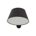 Elegancki czarny kinkiet z włącznikiem na rozecie do sypialni, salonu FORMO BLACK 1*E27 11343 TK Lighting