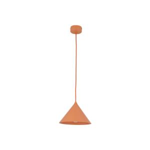 Nowoczesny zwis z kloszem stożkiem nad wyspę kuchenną CONO S SALMON 1*E27 11383 TK Lighting