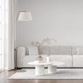 Klasyczna lampa podłogowa z lnianym abażurem 160cm FORMO SABIA 1*E27 16184 TK Lighting