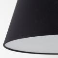 Podłogowa lampa stojąca czarna z abażurem do jadalni, salonu 1*E27 FORMO BLACK 1*E27 16185 TK Lighting