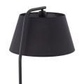 Podłogowa lampa stojąca czarna z abażurem do jadalni, salonu 1*E27 FORMO BLACK 1*E27 16185 TK Lighting