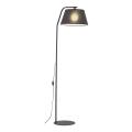 Podłogowa lampa stojąca czarna z abażurem do jadalni, salonu 1*E27 FORMO BLACK 1*E27 16185 TK Lighting
