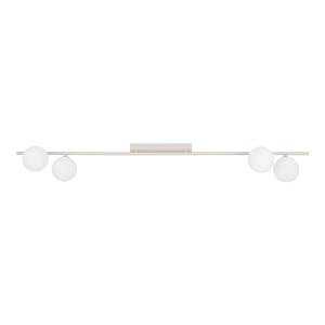 4-punktowa lampa sufitowa listwa w odcieniu kaszmiru, białe klosze kulki IMELO KASZMIR 4xG9 11331 TK Lighting