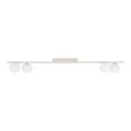 4-punktowa lampa sufitowa listwa w odcieniu kaszmiru, białe klosze kulki IMELO KASZMIR 4xG9 11331 TK Lighting