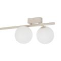 Długa listwa sufitowa 200cm z kulistymi kloszami do jadalni, salonu, kolor biało-kaszmirowy IMELO KASZMIR 6xG9 11333 TK Lighting