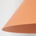 Pomarańczowa lampa wisząca z kloszem stożkiem Ø50cm do nowoczesnego salonu CONO XL SALMON 1xE27 11386 TK Lighting