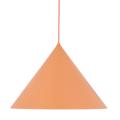 Pomarańczowa lampa wisząca z kloszem stożkiem Ø50cm do nowoczesnego salonu CONO XL SALMON 1xE27 11386 TK Lighting