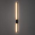 Kinkiet brązowy metalowy z podłużnym, cienkim kloszem 108cm 25W LED FLASH NEW BROWN KINKIET L 1 LED 11403 TK Lighting