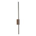 Smukły kinkiet metalowo-drewniany podłużny brązowy LED 13W 79cm FLASH NEW BROWN WOOD KINKIET M 11404 TK Lighting