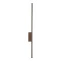 Smukły kinkiet metalowo-drewniany podłużny brązowy LED 13W 79cm FLASH NEW BROWN WOOD KINKIET M 11404 TK Lighting